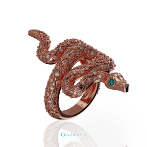 Anillos de Moissanita Redondos de Plata Sintética (Cultivada en Laboratorio) Kim Phuc Ngoc Bao, Anillo de Diamante de Moissanita - Product Image 1