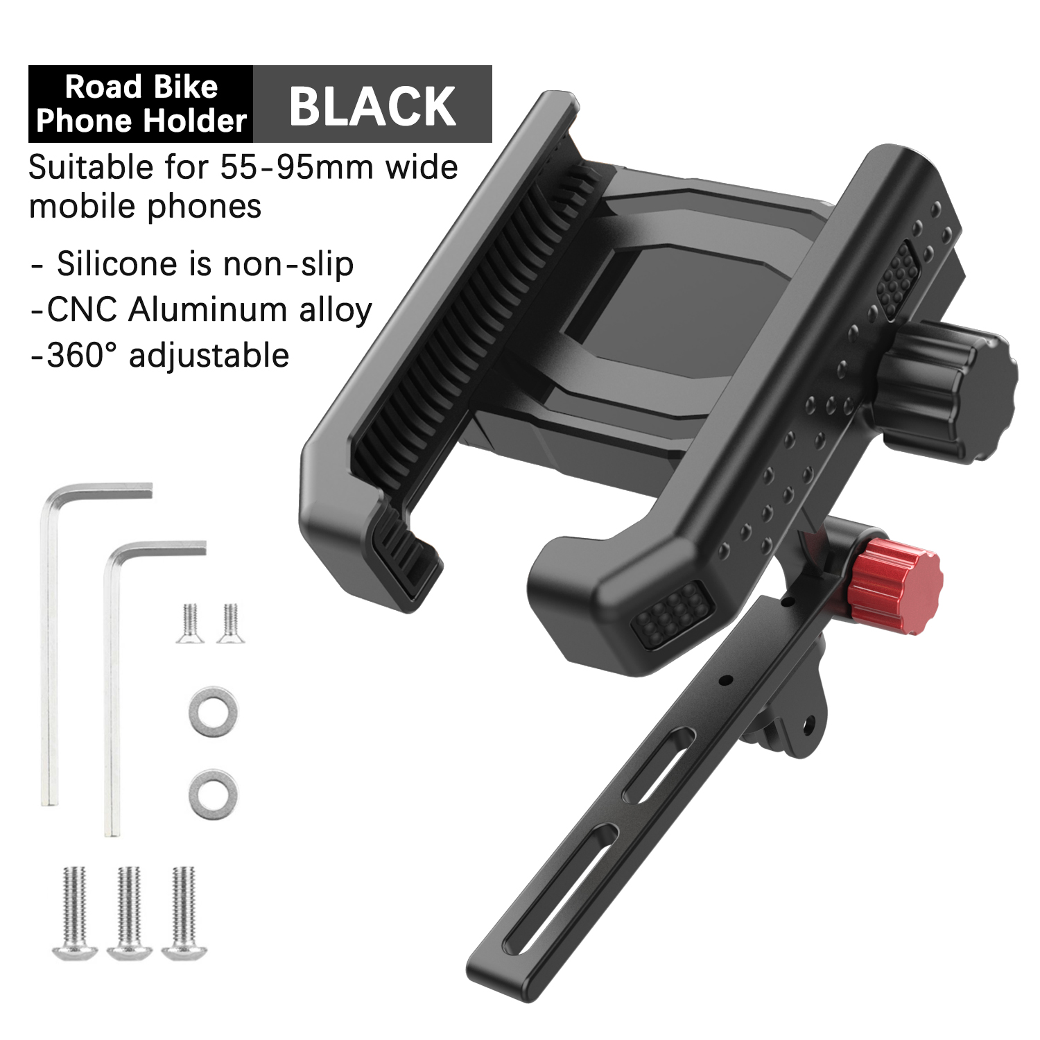 Black+Bracket and bicycle pole