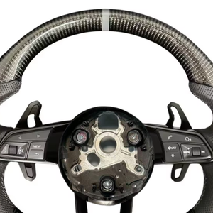 Volante de Fibra de Carbono Personalizado para <span class=keywords><strong>Audi</strong></span> <span class=keywords><strong>RS</strong></span> <span class=keywords><strong>A1</strong></span> A3 A4L A5 A6L Q3 Q5 Q7 A7 Q2 Q3 S4 S5 S7 8V B8 C7 2007-2021 - Product Image 2