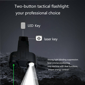 Bán buôn màu xanh lá cây <span class=keywords><strong>laser</strong></span> Carry LED nút thích hợp cho chụp ngoài trời và các hoạt động săn bắn có thể tháo rời Đèn pin <span class=keywords><strong>Laser</strong></span> Sight - Product Image 2