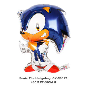Dbcy <span class=keywords><strong>Sonic</strong></span> de globo Feliz <span class=keywords><strong>cumpleaños</strong></span> globo de helio para niños en venta niños decoración de la fiesta - Product Image 2
