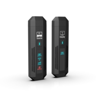 Transmisor y receptor de video inalámbrico de 50 m, extensor HDMI, adaptador de pantalla, cable para conectar la cámara del PC a la TV