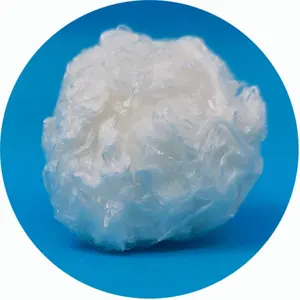 100 Regenerated Micro Polyester Fiber 0.8D For Spinning