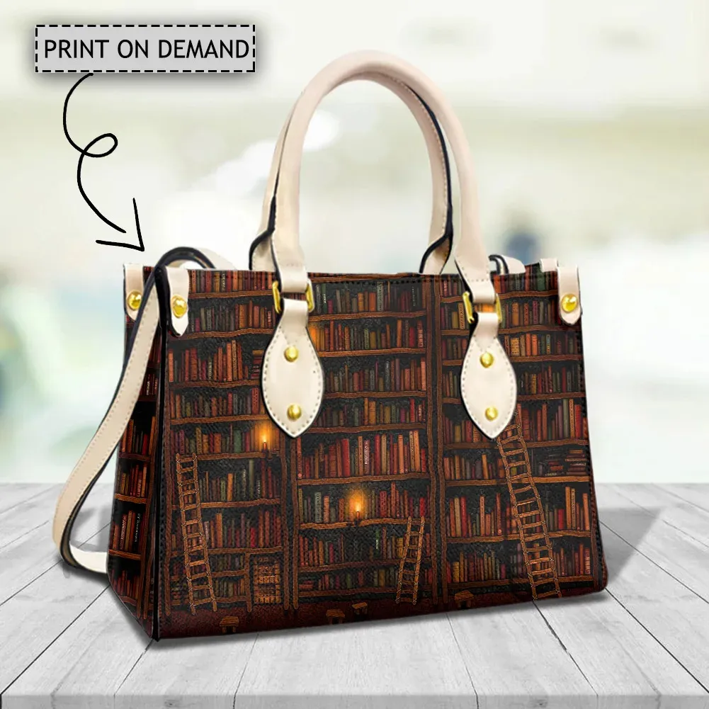 Designer de luxo Casual Shoulder Bag Livro Amante Professor Presente Elegante Popular Bolsa Do Mensageiro Do Vintage para As Mulheres Baixo MOQ 2024