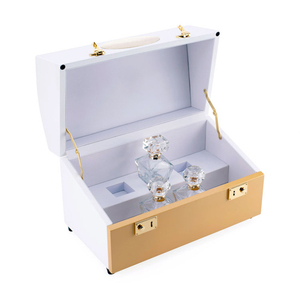 Advanced Packaging Handmade High Gloss Wooden Craft Perfume Jewelry Box Portable Piano Paint Clamshell for Gift Storage <b>Display</b> - Product Image 1