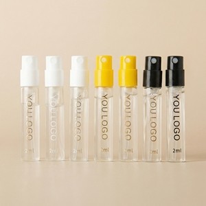 Mini frasco de vidrio de 2ml 2.5ml para muestras de perfume, botella pulverizadora con atomizador de doble resorte y serigrafía para crema de cuidado de la piel y fragancias - Product Image 6