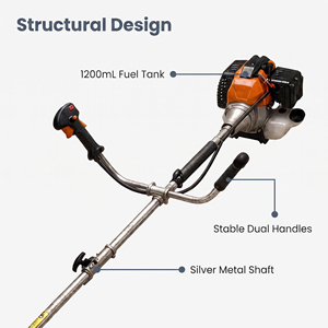 Cortasetos Multifuncional de Grado Industrial con una Sola <span class=keywords><strong>Cuchilla</strong></span>, de Barra Larga, a Gasolina, de 52 cc, para Jardín - Product Image 3