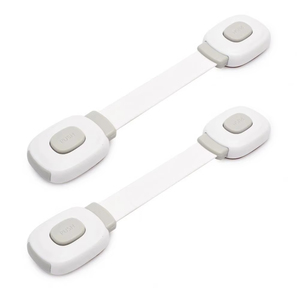 Lot de 2 verrous de sécurité pour enfants, auto-adhésifs, résistants à l'usure, en ABS, pour tiroirs et meubles, pour la maison - Product Image 5