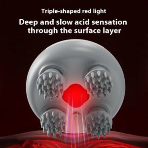 Mini masseur de tête rechargeable, masseur électrique pour animaux de compagnie, masseur de cuir chevelu multifonctionnel en forme de griffe de dragon, instrument de physiothérapie par pétrissage - Product Image 4