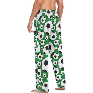 Pantalon de pyjama Green Series unisexe, vêtements de nuit de haute qualité, impression par sublimation, vêtements de nuit, couleur vive, style décontracté, pyjama ample - Product Image 1