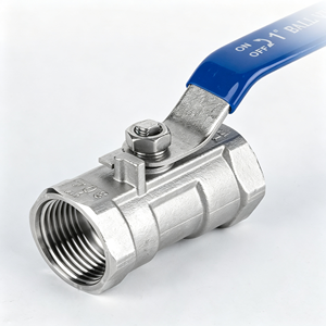 1 pièce Vanne à boisseau sphérique en acier inoxydable à passage plein, filetage femelle NPT BSP, pour l'eau et le gaz, avec poignée à levier, durable, pour usage professionnel - Product Image 6