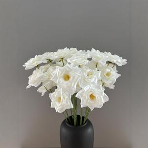 Rosas Artificiales Pingping, Flor de Seda de 3 Cabezas, Hechas a Mano, Decoración para Bodas, Decoración del Hogar, Accesorios de Fotografía - Product Image 4