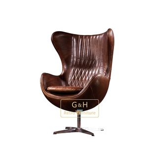 Chaise d'extérieur pivotante usage au bureau, siège à œufs pour le salon, la salle de séjour, tout style - Product Image 1