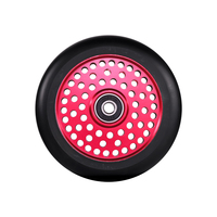 Ruedas para Patinete Acrobático Spaceflip 110mm Pro, Rodamientos ABEC-9, Núcleo de Aluminio 6061-T6, Diseño Anti-Vibración, PU de Alto Rebote, EN14619, 100kg