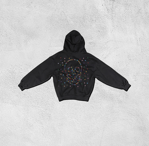 Pull à capuche Boxy personnalisable pour hommes Oversize Heavyweight Zipper Zip Automne Hooded Knitted Crop Embroidered Zip-Up Baggy - Product Image 1