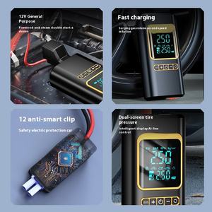 2025 Nueva gran oferta 150PSI bomba de aire eléctrica para <span class=keywords><strong>coche</strong></span> con arrancador de batería de 8000mAh portátil inalámbrico Inflador de neumáticos de <span class=keywords><strong>coche</strong></span> Kit de herramientas de emergencia - Product Image 3