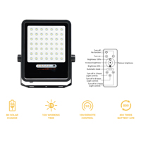 Projecteur solaire OUTLUX TE025 200W, fabrication en usine, breveté, IP65, boîtier ABS, projecteur LED solaire extérieur pour jardin et stade