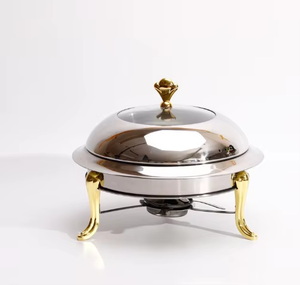 Olla caliente de Alcohol comercial de acero inoxidable personalizable para cocina, vajilla pequeña - Product Image 1