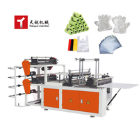 Tianyue Taiwan 130-230 fois/Min * 2 sac en plastique de manioc à grande vitesse faisant le prix de machine sac en plastique automatique faisant la machine