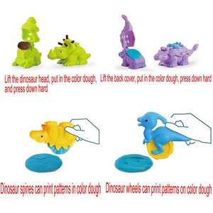 Jouet éducatif de moule d'argile de <span class=keywords><strong>dinosaure</strong></span> de bricolage de Offre Spéciale pour que les enfants modèlent et jouent avec fait <span class=keywords><strong>à</strong></span> partir de la boue - Product Image 4
