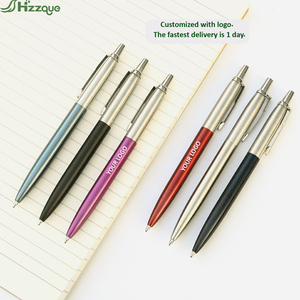 Bolígrafo Promocional Personalizado con Logotipo Estilizado para Oficina, Negocios, Estudiantes, de Plástico y Metal, Punta de Bola de 1.0 mm, Ancho de Escritura Hzzque - Product Image 3