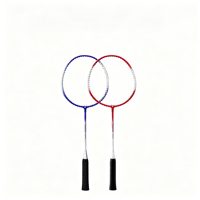 Raqueta de Bádminton de Alta Potencia 3U de Fibra de Carbono Compuesta Superior con Junta en T Integrada, Baja Resistencia al Aire y Empuñadura Profesional de PU