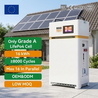 Batterie lithium-ion prismatique LiFePO4 51,2 V 300 Ah en gros pour système de stockage d'énergie solaire domestique