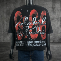 Kaos O-Neck Pria OATH BIRD Bahan Katun Jersey Tebal 250gsm, Model Longgar Kasual, Sablon DTG, Bahan Bernapas