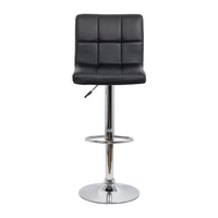 Tabourets de bar pivotants en cuir PU réglables en hauteur, modernes, pour la maison, le restaurant, l'hôtel, le café, la salle à manger