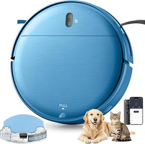 Robot Vacuum Mop Smart Robotic <b>Cleaner</b> APP/Remote/Voice Control Scheduled Cleaning Slim Body Self-Charging Pet <b>Hair</b> 2-in-1 Vacuu - Product Image 1