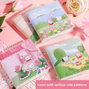 Carnet de notes miniature en PVC souple, 200 feuilles, format portable, 108k, couverture vierge, pour étudiants, récompenses, cadeaux - Product Image 2