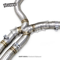 Échappement Valvetronic automatique pour BMW M850 M850i Alpina B8 G14 G15 G16 4.4TT 2019-2023 tuyau d'échappement en acier inoxydable