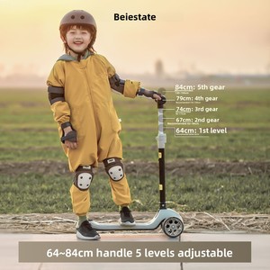 Trottinette 3 en 1 <span class=keywords><strong>pour</strong></span> enfants, pliable, trotteur <span class=keywords><strong>pour</strong></span> tout-petits de 1 à 6 ans, jouet d'équilibre <span class=keywords><strong>pour</strong></span> bébé, aide parentale - Product Image 2