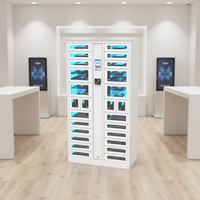 Y2power PD65W Casier de recharge intelligent IoT avec vérification multiple (PIN/QR) et surveillance en temps réel pour la recharge des appareils des employés par équipe