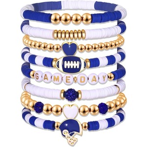 Set di Braccialetti con Perline in Lega e Perle Imitate, Elastici, Vendita Diretta dalla Fabbrica, Commercio <span class=keywords><strong>all</strong></span>'Ingrosso - Product Image 1