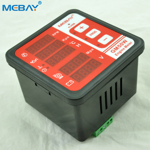 Gm50w Máy bơm nước động cơ đồng hồ đo động cơ + áp lực nước bơm + Điện áp pin + giờ + Chức năng bảo vệ - Product Image 3