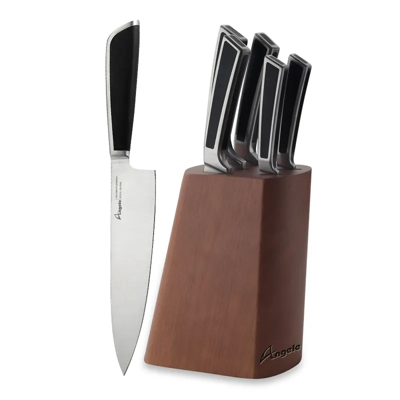 Fabrika fiyatı ile japon pazarı için çok amaçlı mutfak bıçakları aracı siyah saplı fırça