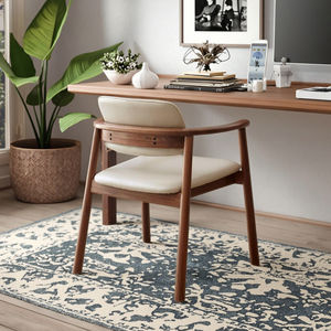 Cadeira de Jantar Moderna de Luxo em Madeira Maciça Estilo Medieval com Apoio de Braço e Assento Macio para Casa, Sala de Estar e Escritório Casual - Product Image 6