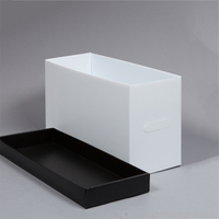 Coroplast Corflute Boîte de rangement en plastique avec couvercle Bacs et boîtes de rangement en plastique Pliage pp Boîte en plastique ondulé PP Conseil creux