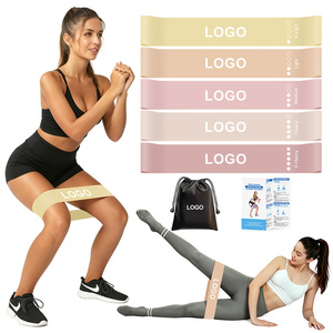 Bandas de Resistencia con Logotipo Personalizado Disponible, Juego de Bandas de Resistencia de 5 Niveles, Bandas de Ejercicio para Estiramiento y Fisioterapia - Product Image 1