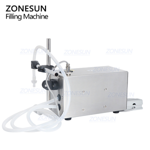 ZONESUN semi-automatique petite bouteille boissons remplisseur d'eau huile comestible jus de fruits vin soja lait boisson Machine de remplissage - Product Image 5