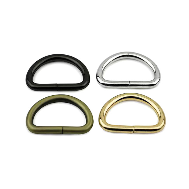 Металлические пряжки для ремня на заказ, D-образное кольцо, металлическая пряжка для ошейника собаки