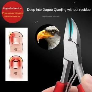 Cortauñas profesional para uñas encarnadas, herramienta para remover uñas gruesas, piel muerta y suciedad, cuchilla curva súper afilada, herramientas para uñas - Product Image 2