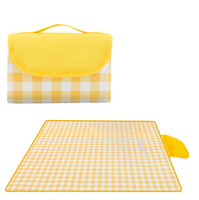 Vente en gros de tapis de pique-nique en tissu Oxford imperméable, laminé par ultrasons, pliable, portable, pour le camping en plein air, la plage et les pique-niques