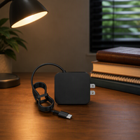 Adaptateur secteur USB C universel 65W, chargeur rapide pour ordinateur portable Asus Dell HP Lenovo MacBook Pro Chromebook, cordon de remplacement