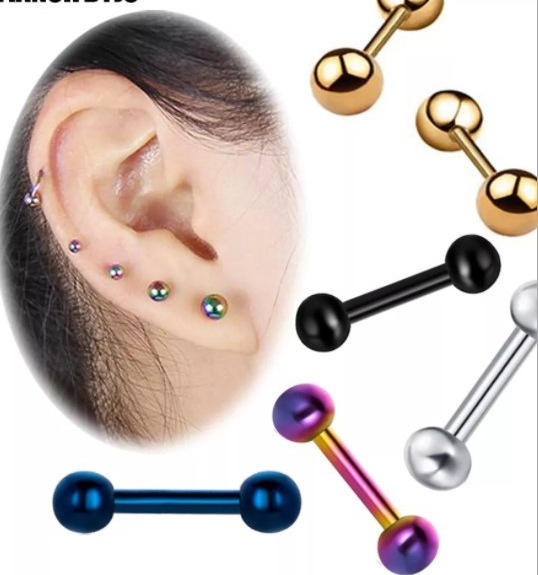 Helix Tragus Earrings Stylish Body Piercing Options
