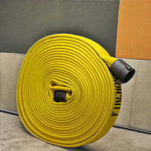 Manguera contra incendios de caucho amarillo Φ25 mm flexible para incendios de clase A y B - Product Image 6