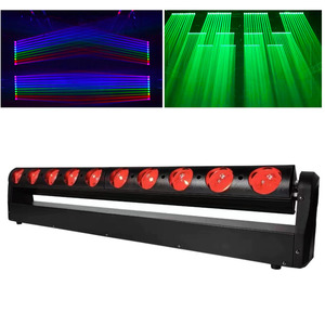 10x40w RGBW <span class=keywords><strong>LED</strong></span> chùm ánh sáng di chuyển đầu thanh pixel DMX tuyến tính chùm di chuyển đầu đèn sân khấu cho câu lạc bộ đêm nhà sống - Product Image 1