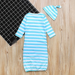 Conjunto de Dos Piezas de Algodón de Manga Larga con Diseño de Hermano y Hermana para Bebés, Saco de Dormir Antipatadas para Aire Acondicionado - Product Image 3