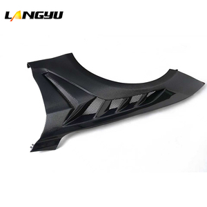 Accessoires extérieurs 2018-2023 Type-GTD Ailes latérales en fibre de carbone pour Ford <span class=keywords><strong>Mustang</strong></span> Ecoboost <span class=keywords><strong>GT</strong></span> - Product Image 4